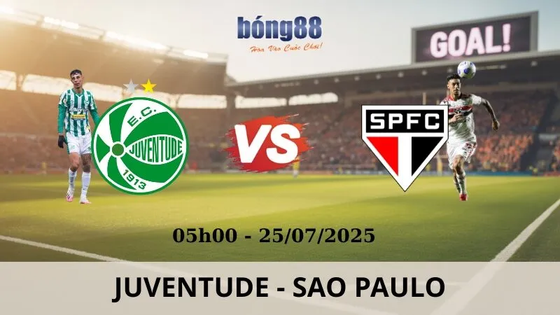 Nhận Định Bóng Đá - Juventude vs Sao Paulo 25/07/2025 Nhận Định Bóng Đá - Juventude vs Sao Paulo 25/07/2025