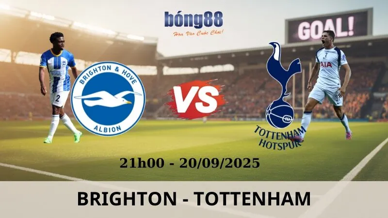 Soi Kèo Bóng Đá - Brighton vs Tottenham 20/09/2025 Soi Kèo Bóng Đá - Brighton vs Tottenham